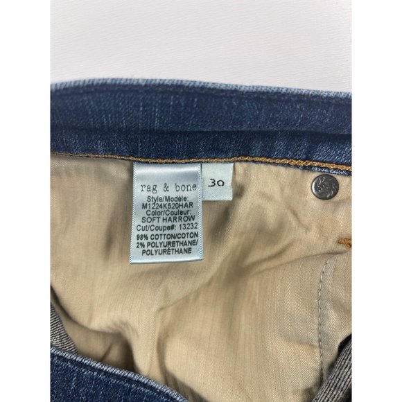Rag & Bone Men’s Jeans Size 30 Standard Issue Fit 1 Skinny Leg - Picture 4 of 8